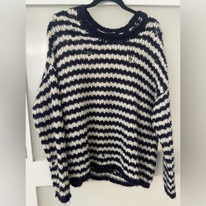 IRO Wool Blend Stripe Sweater